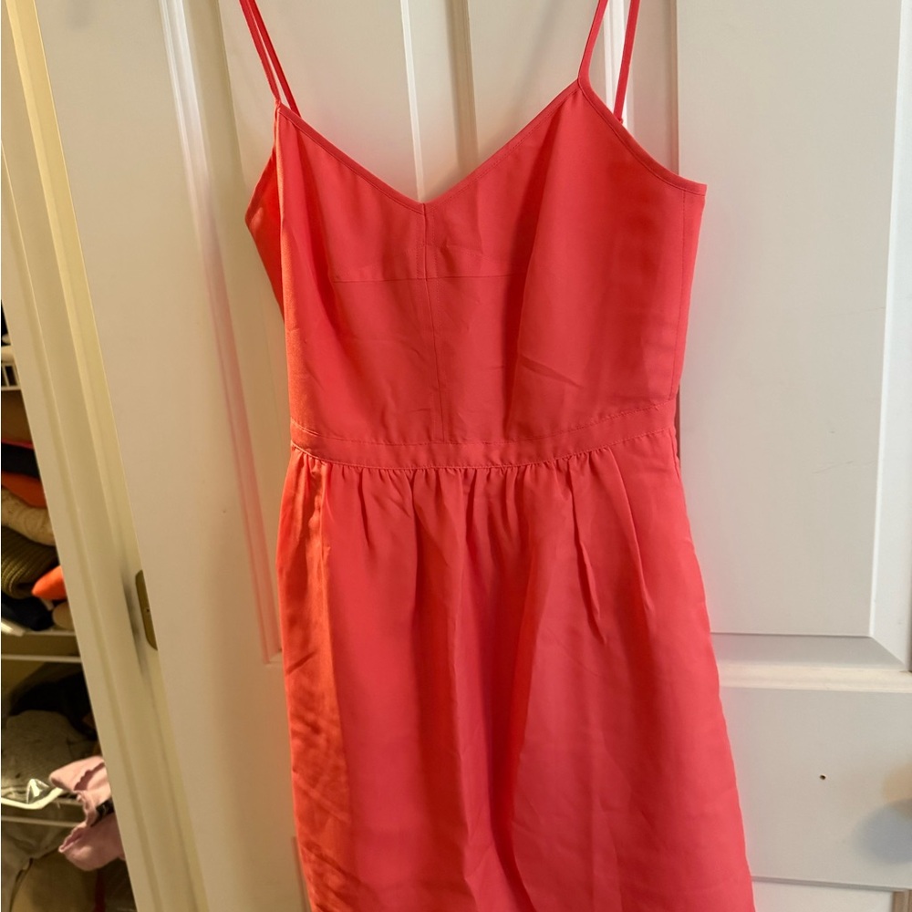 J. Crew Coral Pink Dress
